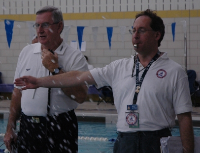 Pat demonstrating his starting technique